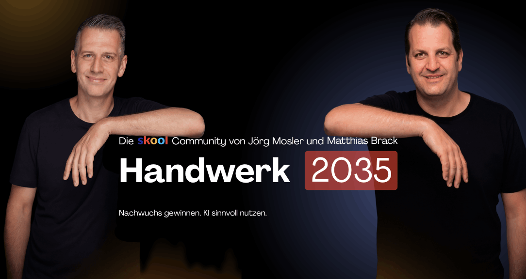 Cover Handwerk 2035 Community von Jörg Mosler und Matthias Brack